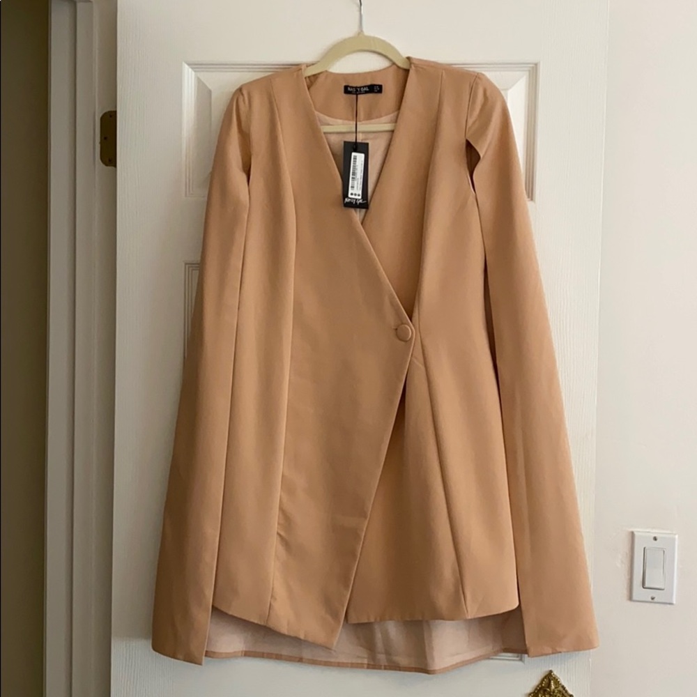 Cape Dress- Nasty Gal